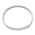 thumbnail image 2 of Primal Silver Sterling Silver ID Hinged Bangle, 2 of 4