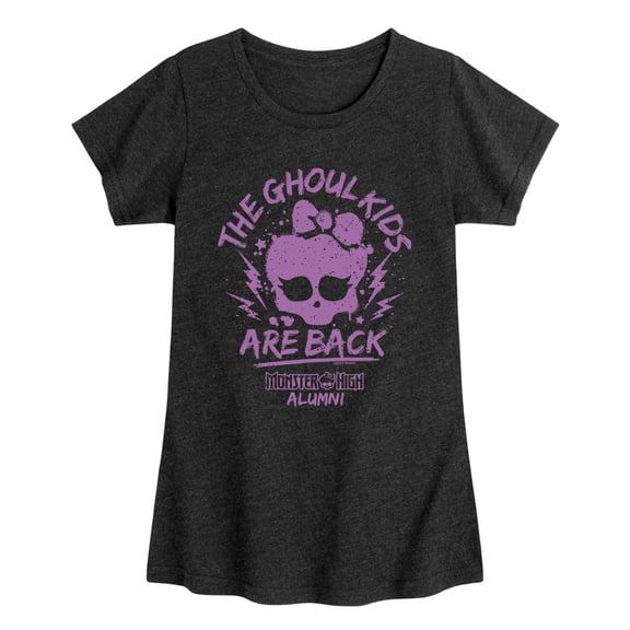 Monster High - The Ghoul Kids Are Back - Youth Girls Fitted Short Sleeve T-Shirt