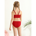 thumbnail image 5 of GYRATEDREAM Big Girls 2Pcs Swimwear Kids Bikini Beach Sets Summer Swimsuits Bathing Suit, 5 of 10