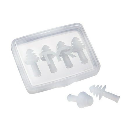 UPC: 0036702665230 | TYR Ergo Flex Ear Plugs – 4 Pack (2 Pairs)  Clear