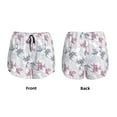 thumbnail image 3 of KLL Lilies Flowers Pattern Shorts Women,Athletic Shorts High Waisted Running Shorts Pocket Sporty Short Gym Elastic Workout Shorts-X-Large, 3 of 7
