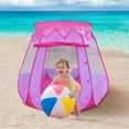 thumbnail image 1 of Carpa de juego para niños para uso en interiores y exteriores | Pequeña casa de campaña portátil plegable para el juego imaginativo - Fácil configuración y almacenamiento | Materiales duraderos y, 1 of 9