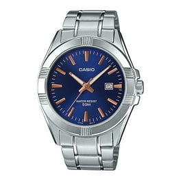 CASIO MTP-M300L-7Aネイビー Casio Standard Moon Phase Analog Men's Watch MTP-M300L-7A
