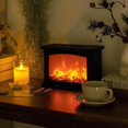thumbnail image 2 of Flame Fireplace Style Lamp Intelligent Touch Switch Simulation Fire Charcoal Ornaments Home Craft Style Home Decor, 2 of 8