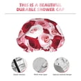 thumbnail image 4 of Rose Shower Cap, Reusable Bath Hair Hat for all Hair Lengths Hair Cover with Elastic Band Double Waterproof Layers Bathing Hat, 4 of 5