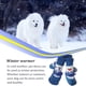 thumbnail image 3 of Methold 4 piezas de zapatos reflectantes para mascotas Botas de lluvia para la nieve Conjunto de calcetines Buena elasticidad con medias de Type3 NO3, 3 of 6