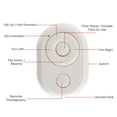 thumbnail image 2 of Graflsoa Compact Bluetooth Remote for iOS/Android Devices, 10M Range, Built-in Battery, White - Universal Shutter Control, Video Playback, Page Turning, and More, 2 of 6