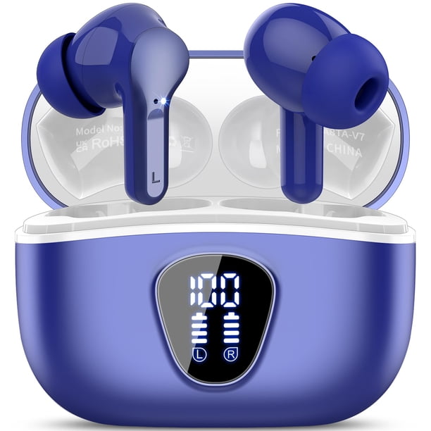 Auriculares inalámbricos BESNOOW Bluetooth 5.4 HiFi Stereo Blue