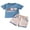 Style5, variant on AceBaby Toddler Baby Boys Summer Clothes Set 3M-3T Ice Cream Baseball Print Short Sleeve T-Shirts and Shorts 2Pcs Outfits
