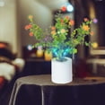 thumbnail image 4 of Regalo para El Día de La Madre, Cumpleaños o Navidad: Lámpara Pequeña de Flores Silvestres, Lámpara de Escritorio Led de Simulación, Luz de Noche con Jarrón, Lámpara de Mesa Decorativa para El Hogar., 4 of 6