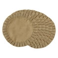 thumbnail image 1 of Design Imports DII Natural Jute Round Ruffle Trim Placemat Set/6, 1 of 4