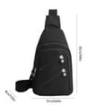 thumbnail image 3 of Liamobondopolis Cute Sling Bag Woman's Shoulder Satchel Crossbody Backpack With Strap Charging Hole Backpack Hiking Backpack Multipurpose Crossbody Chest Bag, 3 of 5