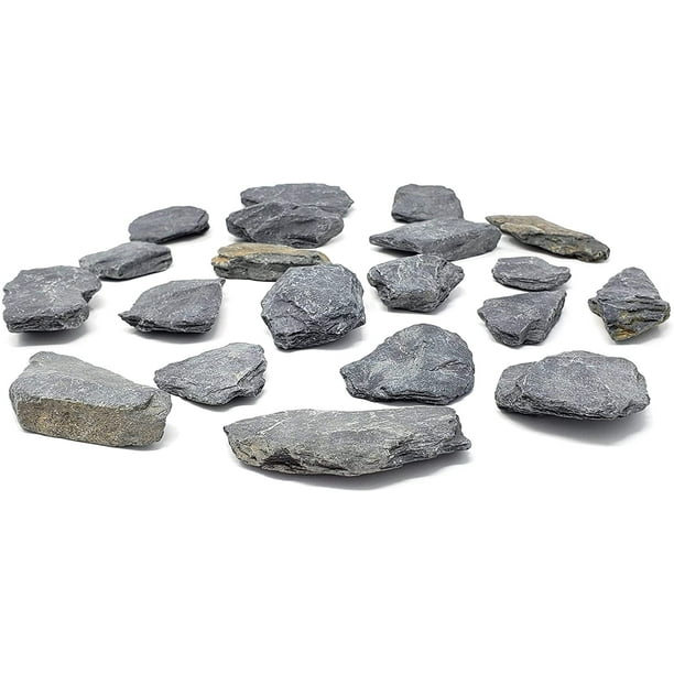 Capcouriers Small Slate Rocks Flat Rocks 4 Pounds of Slate s