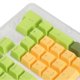 thumbnail image 4 of 107 Keys Three-Color Translucent Arc Layout Mechanical Keyboard Keycaps Matcha Yellow, 4 of 4