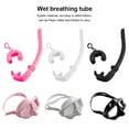 thumbnail image 3 of Soidarity Tubos de esnórquel plegables de silicona Snorkel Diving Accessories Underwater Professional Universal Snorkels Red Deportes acuáticos Rojo, 3 of 6
