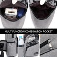 thumbnail image 4 of Sac de Poitrine pour Hommes, Sac à Bandoulière pour Femmes, Sac Messager avec Sac à Bandoulière USB, Sac à Bandoulière pour Voyage, Cyclisme, Camping, Randonnée, Imperméable Poly, 4 of 5