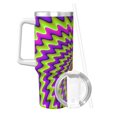 thumbnail image 2 of Goofa SpongeBob SquarePants Imprimé 40oz Ice Bully avec Poignée et Paille Tasse Isolée sous Vide en Acier Inoxydable et Couvercle à Paille 2 en 1, 2 of 8