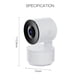 thumbnail image 1 of Uso interior de seguimiento automático de la cámara CCTV 1080P de la visión nocturna de la cámara IP de WiFi Tuya Hugtrwg Para estrenar, 1 of 9