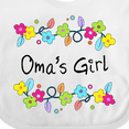 thumbnail image 4 of Inktastic Omas Girl- bright flowers Girls Baby Bib, 4 of 4