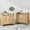 Oak Set of 2, variant on LEFHDA 24 Inch Wide Fluted Nightstands with 2 Drawers, Large End Table for Bedroom, Mid Century Modern Bedside Table with Storage, Wood Night Stand for Living Room, Office (Walnut Set of 2)