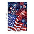 thumbnail image 3 of Yhmxh 4th of July Patriotic Garden Flags 12x18 Double Sided, Small Burlap Independence Day Firework Welcome Garden Flag, Fourth of July Decorations Outdoor Yard Flags for Outside Lawn Porch Decor, 3 of 6