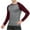 Wine, variant on VSSSJ Mens Sport Compression Shirt Fitness Color Block Long Sleeve Raglan Shirt Comfortable Stretchy Breathable Workout Athletic Tops Dark Gray XL