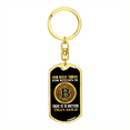 thumbnail image 4 of Bitcoin Est Meilleur Que l'Acier Inoxydable Crypto or Ou 18k or Premium Pivotant Chien Tag Porte-Clés, 4 of 8