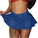 thumbnail image 1 of Falda de malla sexy de color sólido de cintura alta para mujer Bragas de lencería sexy Wmkox8yi FGJ1517, 1 of 8