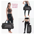 thumbnail image 5 of Bolsa De Gym Wünd  Para Viaje Maleta Deportiva Mochila Impermeable Modelo Negro, 5 of 5