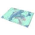 thumbnail image 3 of MKHERT Cute Dolphins Doormat Indoor/Outdoor/Front Door/Bathroom Mats 23.6x15.7 inch, 3 of 3
