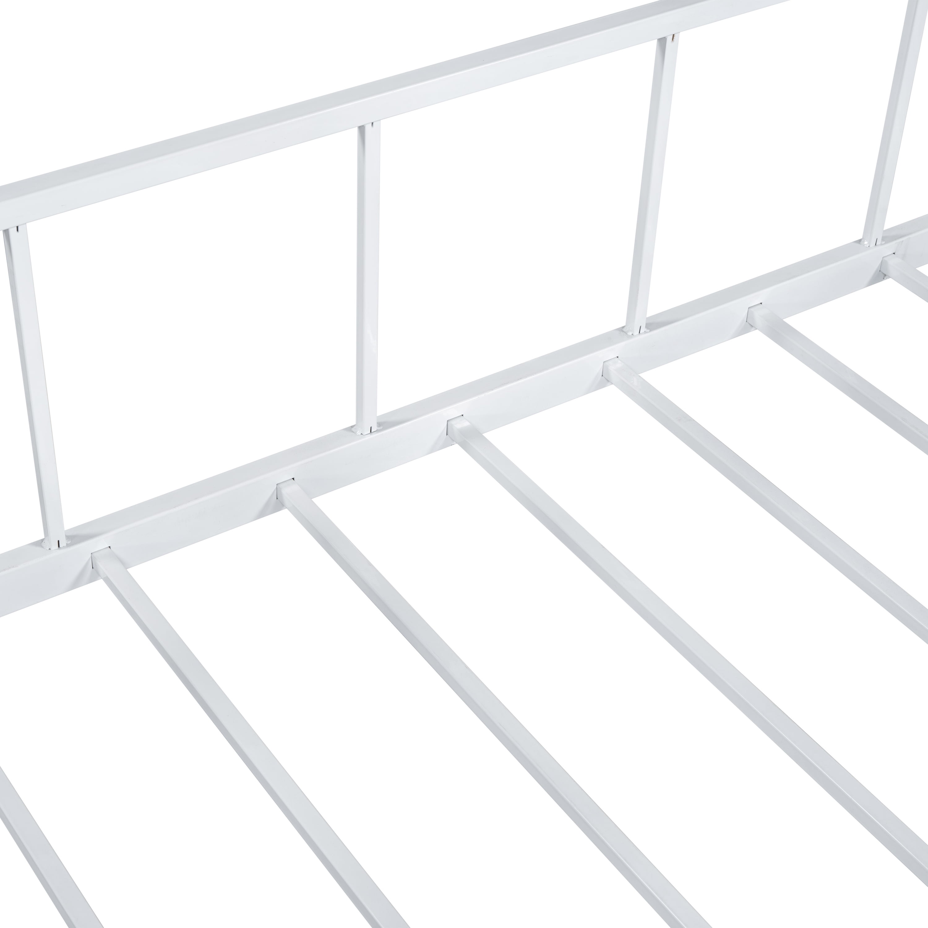Furniture of America Trusten Kids House Design White Twin Loft Bed