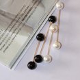 thumbnail image 4 of tamizeot Broche Épingle Décoration Mode Accessoire Robe Adulte Style Simple Épingles à Revers Long Type/noir 1Ensemble, 4 of 6