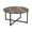 Ashwood, variant on Household Essentials Jamestown Round Coffee Table Scandinavian White and White Metal