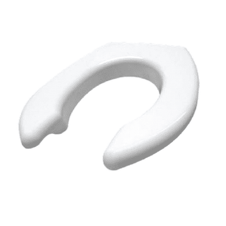 Big John Built for Comfort Classic Large Toilet Seat Open Front No Lid 7W