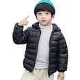 thumbnail image 6 of Kids Winter Coat Toddler Puffer Coat Cute Bear Ears with Hoods Long Sleeve Light Winter Coats for Kids Baby Girls Fall Outfits for Girls Warm Thick Clothes 6-12 Months, 6 of 6
