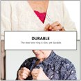 thumbnail image 3 of Milisten 2pcs Button Hook Tool Dressing Aid Acrylic White for Leisure Vacation, 3 of 5