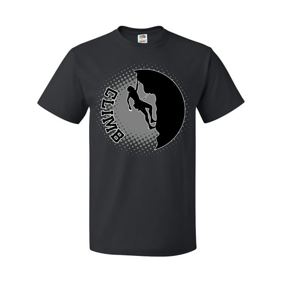 Inktastic Rock Climbing Silhouette T-Shirt