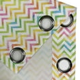 thumbnail image 4 of Ambesonne Chevron Grommet Curtain, Colorful Geometrical, 50" x 96", Multicolor, 4 of 6