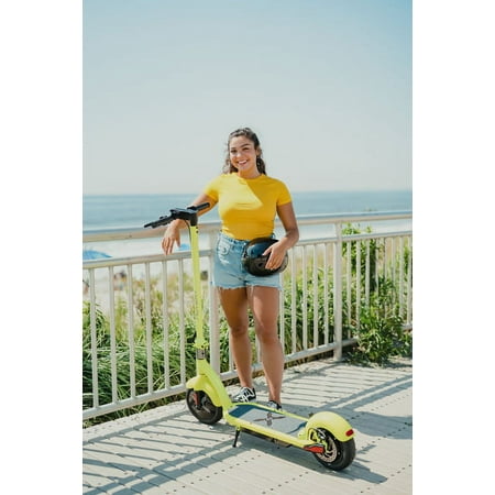 Hover-1 - Alpha Foldable Electric Scooter w/12 mi Max Operating Range & 17.4 mph Max Speed - Yellow