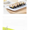 thumbnail image 5 of Esterilla de Silicona para Enrollar Sushi, Imitación Bambú, Fácil de Limpiar, Antimoho, Herramienta Portátil para Enrollar Sushi A Mano, Ideal para la Cocina Japonesa., 5 of 5