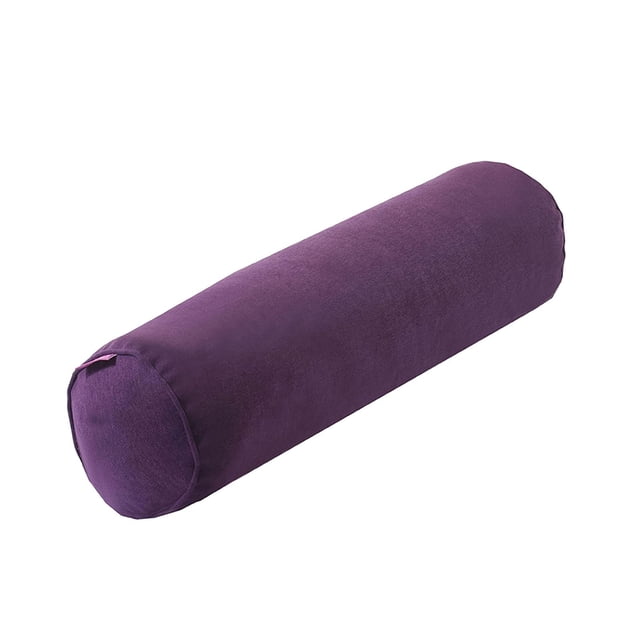Almohada cervical jinwen Rollo Cilindro Suave Tela hueca Morado oscuro