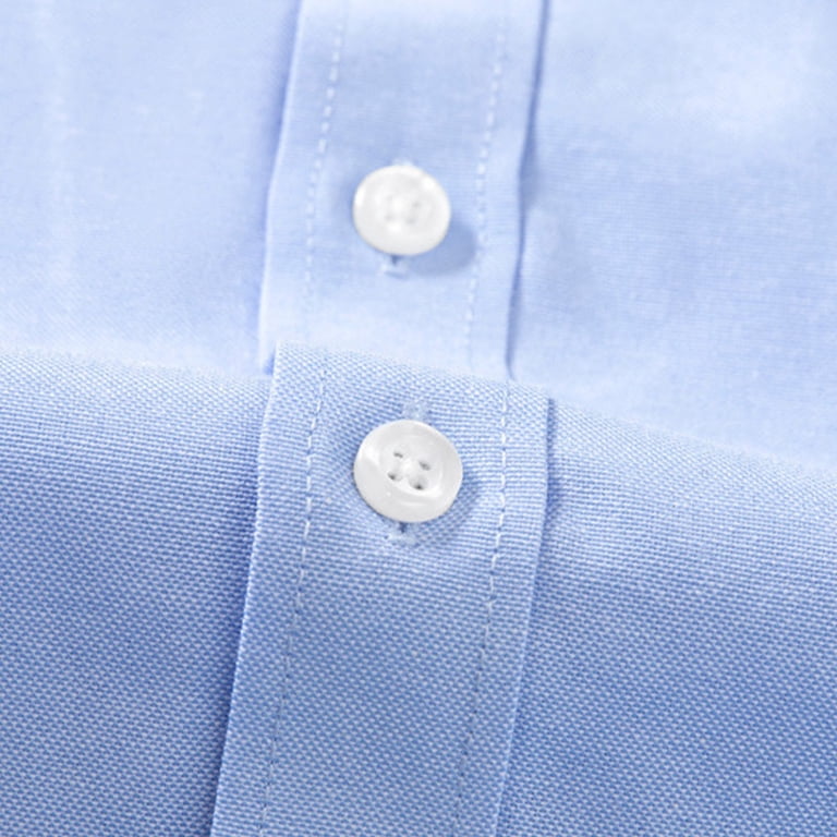 Miluxas Men's Casual Long Sleeve Oxford Dress Shirt Wrinkle-Free