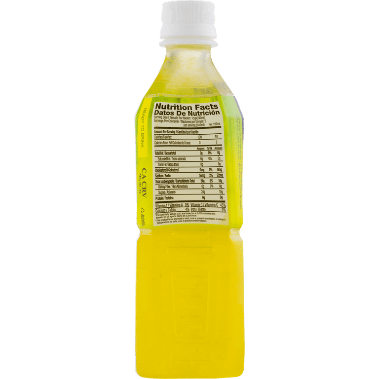 Aloevine Aloe Vera Drink, Pineapple Flavor, 16.9 fl oz Bottle, 20