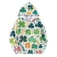 thumbnail image 3 of Chandail en Molleton Garçon Manches Longues Imprimé à Capuche Col Rond Chandail Chaud Automne Hiver Vêtements Filles Taille 9-10 Ans, 3 of 4