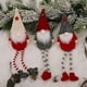 thumbnail image 4 of Billuyoard Mini muñeco de adorno para árbol de Navidad, colgante portátil ligero, juguete de peluche, decoración de Navidad, muñecos de gnomo con Kits de decoración para fiestas Gris Billuyoard HA070394-02, 4 of 6