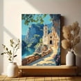 thumbnail image 6 of Coastal Church Landscape Wall Art/Canvas Print，Suitable for Living Room，Bathroom，Office，Hotel Decoration, 6 of 8