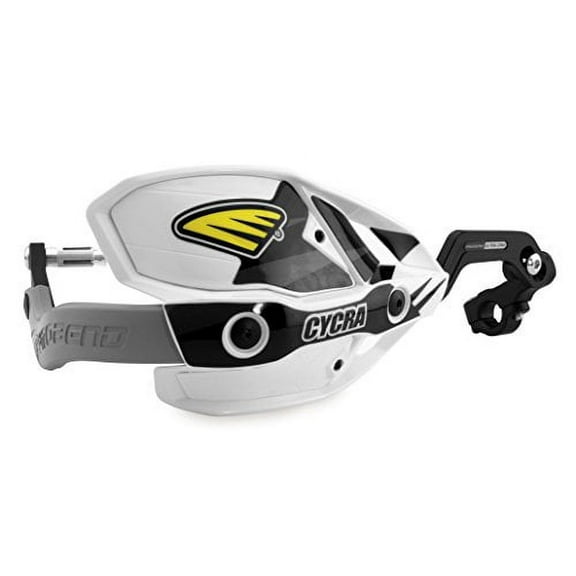 Cycra 1CYC-7408-42X Ultra ProBend CRM Handguards - 1-1/8in. Clamp - White/W