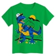 thumbnail image 5 of Toddler Baby Boy Short Sleeve Dinosaur T-Shirts Kids Summer Casual Graphic Top Tees 9M-8Y, 5 of 5
