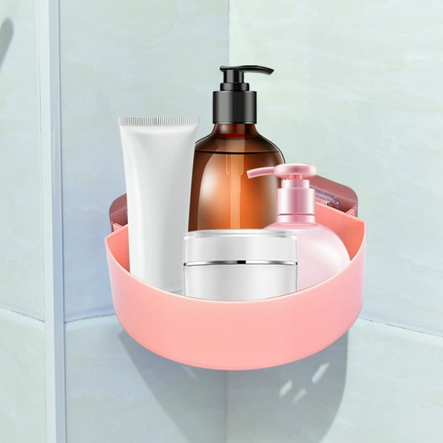 Fiudx Estante de Baño, Cesta Colgante Sin Perforaciones, Organizador de Champú Giratorio, Solución Que Ahorra Espacio, Versátil para Duchas, Perfecto para Hogares Modernos, Fácil Instalación.
