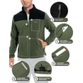 thumbnail image 3 of Pioneer Camp Fleece Jacket Men Full Zip Polar Lightweight Windproof Casual Soft Warm Outwear Outdoor Coat with Chest Pocket, 3 of 7